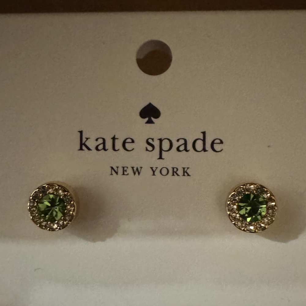 Kate Spade Peridot Green Earrings